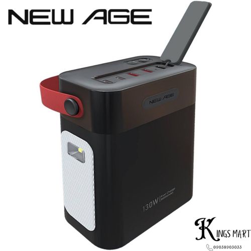 New Age RH018 80000mAhh 130W Fast Laptop Power-Bank Heavy-Duty AI With Type-C In-put And Out-put