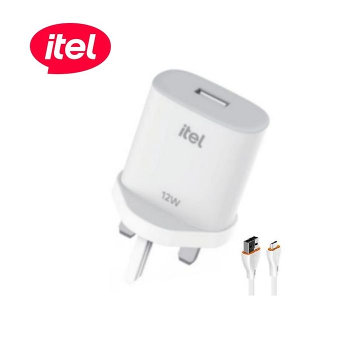 itel 10W Fast Charger With Free Micro USB Cable