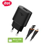 itel Charger With Micro USB Cable