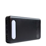 Chupez 20000mAh Polymer Digital Power Bank Portable Backup Charger With Bright Torch Light