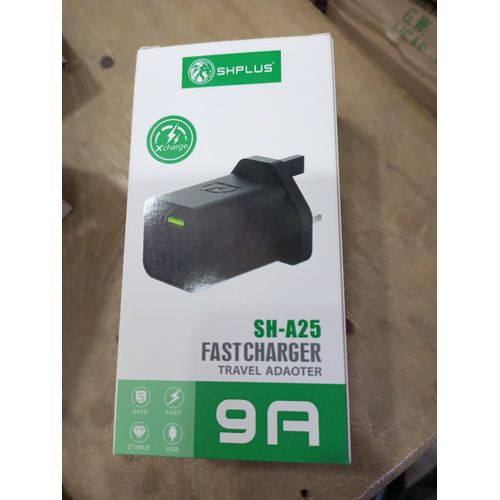 Black SHPLUS Rapid USB Fast Charger