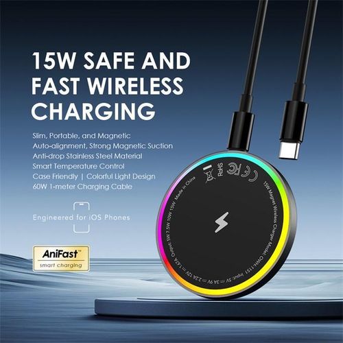 Oraimo PowerDock 15W Magnetic Wireless Charging Pad