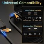4 In 1 Super Fast Charging Cable For IP Android 1M