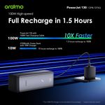Official Store Oraimo PowerJet 130 27600mAh 130W Power Banks 130W Type-C Fast Charging