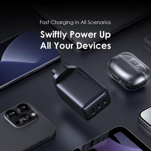 Oraimo HyperGaN 65 65W GaN Wall Charger Kit with 100W CC Cable