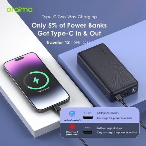 Oraimo Traveler 12 20000mAh 12W Power Bank