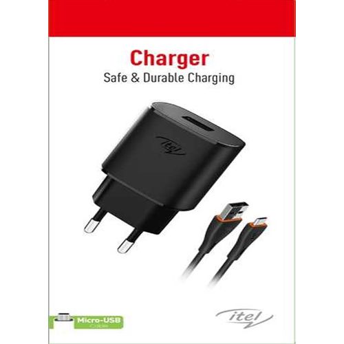 itel 5Watts Efficient Charger With Micro USB Cable