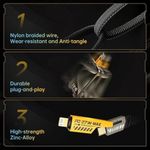 4 In 1 Super Fast Charging Cable For IP Android 1M